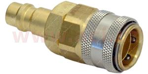 adaptér pre plniace stanice R134a (Renault, Ford, BMW HP-LP) pripojenie HP na vozidle, LP rýchlospojka plničky
