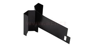 Air baffle plate, centre, black. 4 pieces needed per car CLASSIC