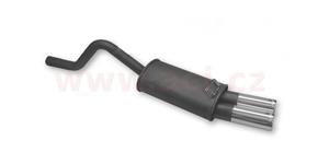 ASSO Racing koncový tlumič výfuku pro Renault Clio III 2005->2012 koncovka 2x76mm 