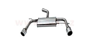 ASSO Racing koncový tlumič výfuku pro VW Golf VI GTi 2009->2012 koncovka 2x90mm leštěný nerez