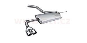 ASSO Racing koncový tlumič výfuku pro VW Golf VII 2013->2020 koncovka 2x76mm leštěný nerez