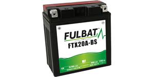 batérie 12V, YTX20A-BS, 18Ah, 270A, bezúdržbová MF AGM 150x87x161 FULBAT (vr. balenie elektrolytu)