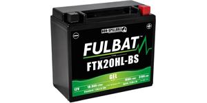 batérie 12V, YTX20HL-BS, 18Ah, 310A, bezúdržbová gél 175x87x155, FULBAT (aktivovaná ve výrobe)