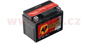baterie 12V, YTX4L-BS/YTZ5S-BS, 3Ah, 50A, BANNER Bike Bull AGM 114x71x86