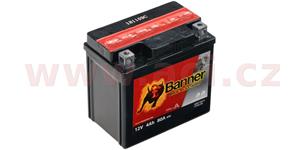 baterie 12V, YTX5L-BS, 4Ah, 80A, BANNER Bike Bull AGM 114x71x106