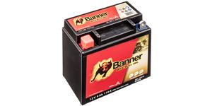baterie gelová 12V, YB9-B, 9Ah, 110A, BANNER Bike Bull GEL 135x75x138