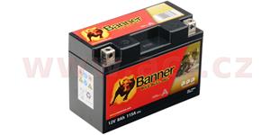 baterie gelová 12V, YT9B-4, 8Ah, 115A, BANNER Bike Bull GEL 150x70x105