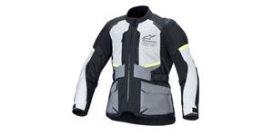 bunda ANDES AIR DRYSTAR, ALPINESTARS (svetle šedá/tmavě šedá/černá/žlutá fluo) 2025