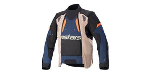 bunda HALO DRYSTAR, ALPINESTARS (tmavo modrá/khaki/oranžová/černá) 2025
