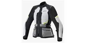 bunda STELLA ANDES AIR DRYSTAR, ALPINESTARS, dámska (svetle šedá/tmavě šedá/černá/žlutá fluo) 2025