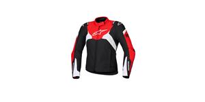bunda STELLA T-JAWS V4 WATERPROOF HONDA kolekce, ALPINESTARS, dámska (černá/červená/bílá) 2025