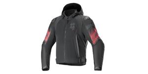 bunda ZACA AIR VENOM WATERPROOF, ALPINESTARS (černá/červená fluo) 2025