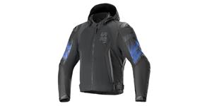 bunda ZACA AIR VENOM WATERPROOF, ALPINESTARS (černá/modrá fluo) 2025