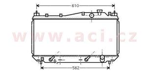 chladič 1.4i 16V (+AUT±AC), 1.6i 16V (+AUT±AC), 1.7i 16V (+AUT±AC) [658*350*16]
