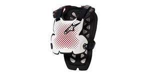 chránič těla A-1 PRO, ALPINESTARS (bílá/černá/červená) 2025