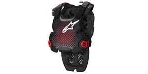 chránič těla A-1 PRO, ALPINESTARS (černá antracit/červená) 2025