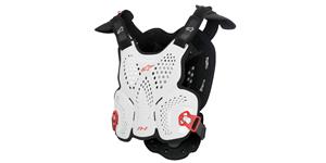 chránič těla A-1 ROOST GUARD certifikace CE2, ALPINESTARS (bílý/černý/červený) 2025