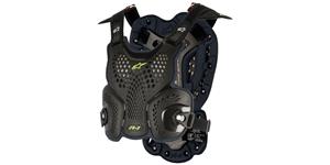 chránič těla A-1 ROOST GUARD certifikace CE2, ALPINESTARS (černý antracit/žlutý fluo) 2025