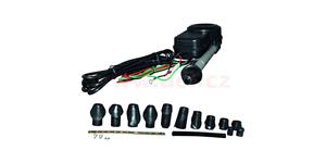 elektrická anténa 12V, průměr základny 28 mm, černá CLASSIC