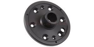 Extension hub for steering wheel, black aluminium CLASSIC