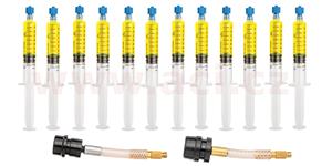 fluorescenčná látka (R134a, 1234yf) 7.5 ml, s adaptérmi (sada 12 ks)