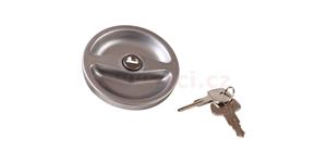Fuel tank cap, lockable, with keys. Made of stainless steel CLASSIC