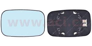 glass of rear view mirror with plastic holder heated L=R