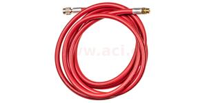 hadica červená HP 3 m 1234yf, plnička 1/4" SAE (6.35 mm), rýchlospojka M12x1,5