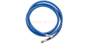 hadica modrá LP 2.5 m R134a, plnička 1/2" ACME, (12.7 mm), rýchlospojka M14x1.5, pre plniace stanice R134a CONTINENTAL