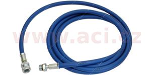 hadica modrá LP 2.5 m R134a, plnička 1/2" ACME, (12.7 mm), rýchlospojka M14x1.5, pre plniace stanice R134a VALEO/SPX/BOSCH