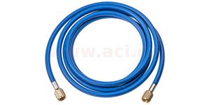 hadica modrá LP 3 m R134a, plnička 3/8" SAE (9.52 mm), rýchlospojka 3/8" (9.52 mm)