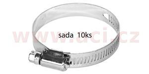 hadicová spona perforovaná typ W1, 130-152 mm (sada 10 ks)