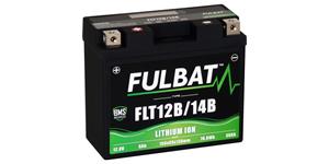 lithiová baterie  LiFePO4  YT12B-BS, YT14B-BS FULBAT  12V, 6Ah, 360A, hmotnost 0,82 kg, 150x69x130