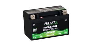 lithiová baterie  LiFePO4  YTX7A-BS, YTZ14S-BS  FULBAT  12V, 5Ah, 300A, hmotnost 0,85 kg, 150x87x93