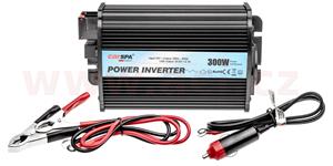 měnič napětí 12 V/230 V-300 W + USB port, modifikovaná sinusovka