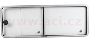 Middle sliding window without rubber seal, left. Comes with brazilian closing system CLASSIC