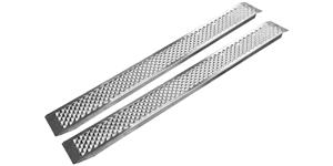nájazdová rampa hliníková - dlhá, Q-TECH (max. nosnosť 400 kg, 1 pár)