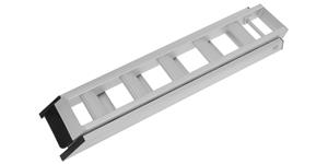 nájazdová rampa - skladacie - hliníková Q-TECH (max. nosnosť 300 kg, 1 ks)