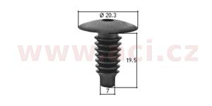 plastová příchytka (sada 10 ks)