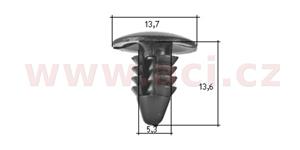 plastová příchytka (sada 10 ks)