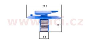 plastová příchytka (sada 10 ks)