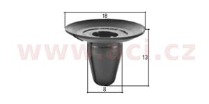 plastová příchytka (sada 10 ks)