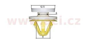 plastová příchytka (sada 10 ks)