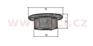 plastová příchytka (sada 10 ks)