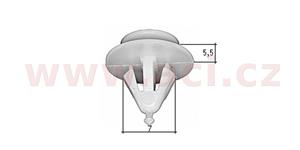 plastová příchytka (sada 10 ks)