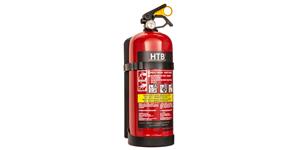 Práškový hasící přístroj, třídy požáru ABC - náplň 2 kg s manometrem