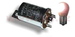 přerušovač směrových světel 12V (bimetal, polarizovaný)