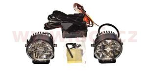 přídavná světla LED pro denní svícení (12 V / 24 V) průměr 70 mm sada