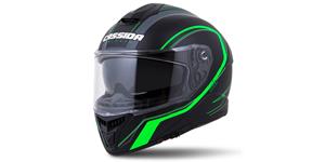 prilba Integral GT 2.0 Reptyl, CASSIDA (černá/zelená/bílá, balenie vr. Pinlock fólie)