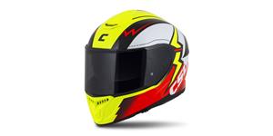 prilba Integral GT 2.1 Flash, CASSIDA (žltá fluo/červená fluo/černá/bílá) plexi s prípravou pre Pinlock